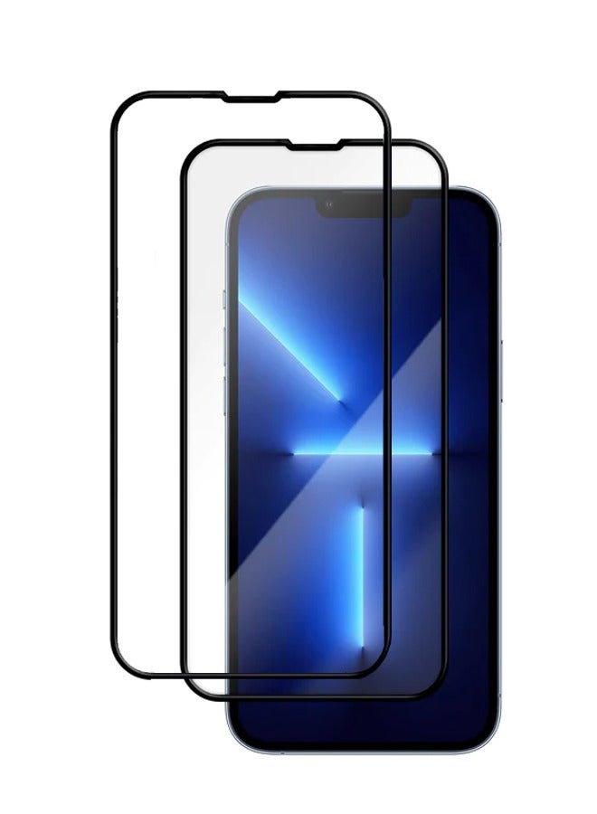 Pack Of 2 Screen Protector Designed For iPhone 13 Pro Max Scratch Resistant Tempered Glass Clear HD Display Edge to Edge Full Coverage Bubble Free Screen Protector For iPhone 13 Pro Max  - Image 1