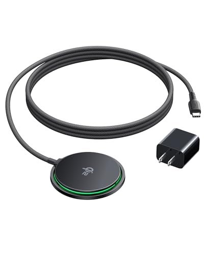 INIU Magnetic Wireless Charger, Qi2 Certified 15W Fast Mag-Safe Wireless Charging Pad with Cooling Fan, Only for iPhone 17 16 15 14 13 12 Series, AirPods, and More (Adapter Included) - Image 1