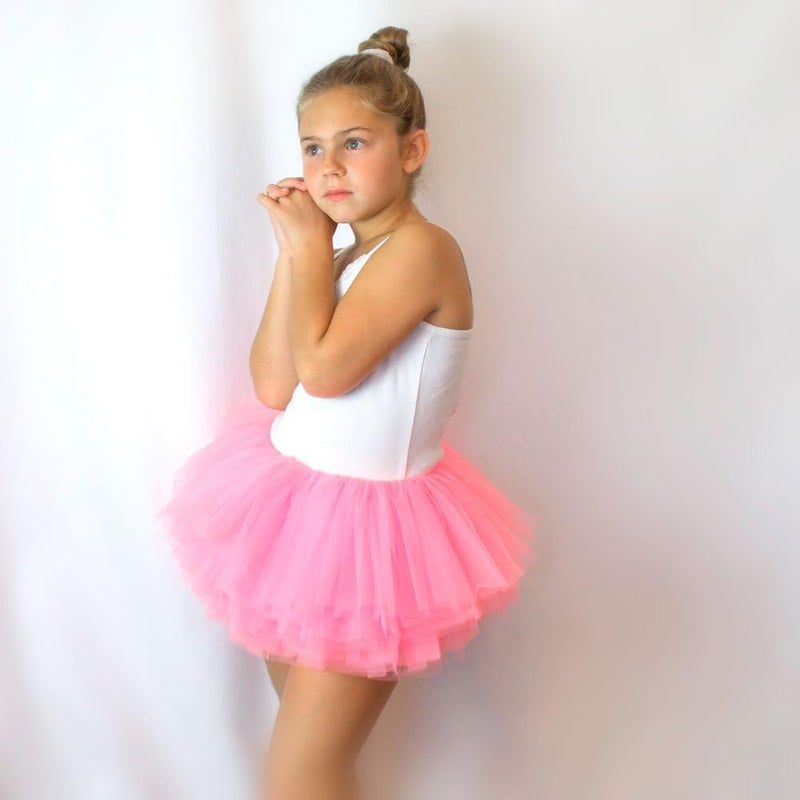 My Lello Big Girls 10-Layer Short Ballet Tulle Tutu Skirt (4T-10yr) - Image 2