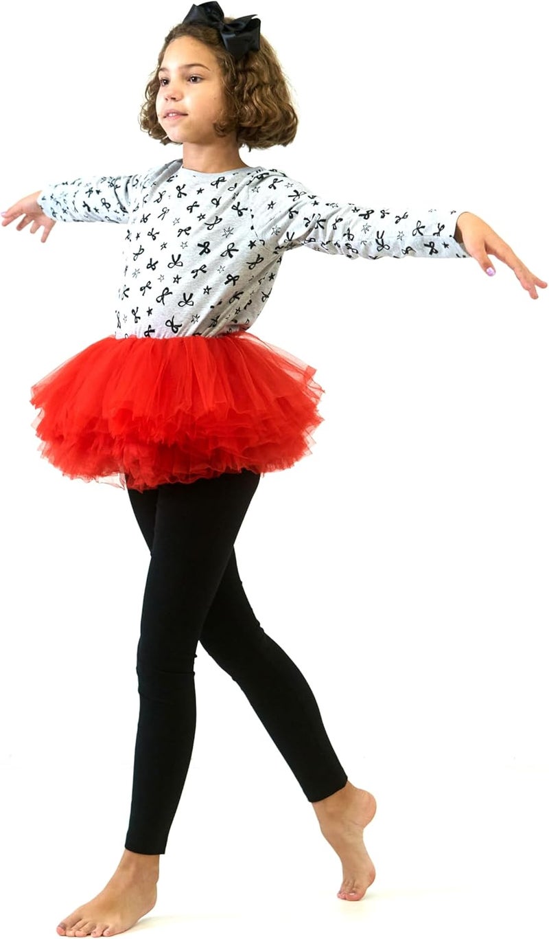 My Lello Big Girls 10-Layer Short Ballet Tulle Tutu Skirt (4T-10yr) - Image 5