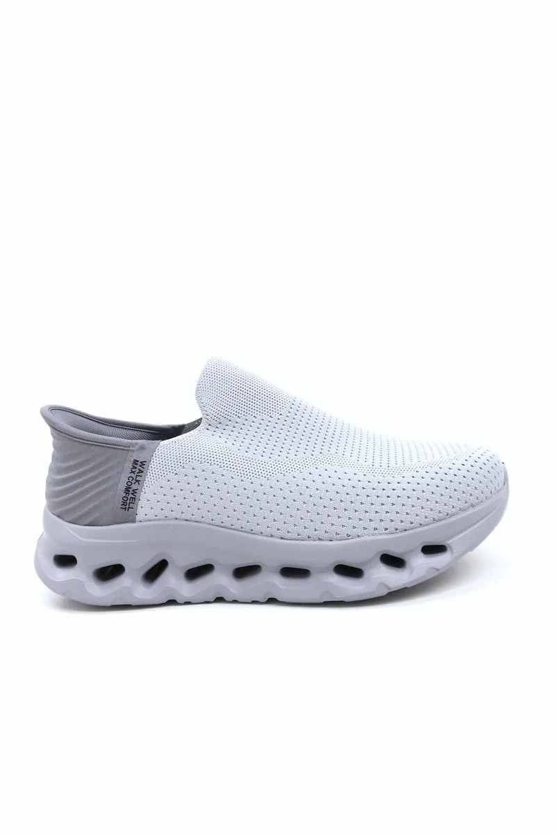 Walk Well Walk Well Men's Handsfree Slip-on Shoes - Grey