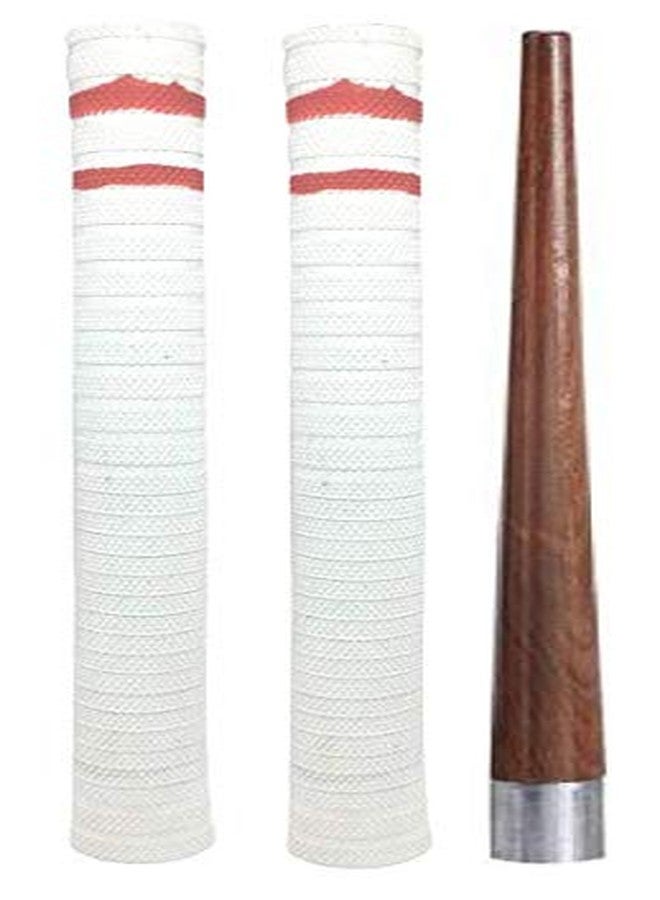 Kiraro Combo of 1Cricket Bat Handle Gripper Cone with 2Bat Handle Grip(Pack of 3) - Image 1