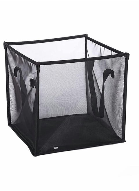 Popup Laundry Hamper, 1 Pcs Collapsible Mesh Laundry Baskets with Handles, Foldable Clothes Hamper, Easy to Open, Portable for Laundry Storage, Kids Toy, College Dorm or Travel