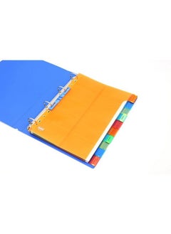 Solo Bc 807 Business Cards Holder 500 Cards (With Indexes) A4 Blue  - Image 3