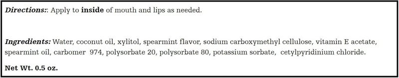 Sage Toothette Oral Care Mouth Moisturizer - 0.5 oz Tube for Dry Mouth Relief - Image 2