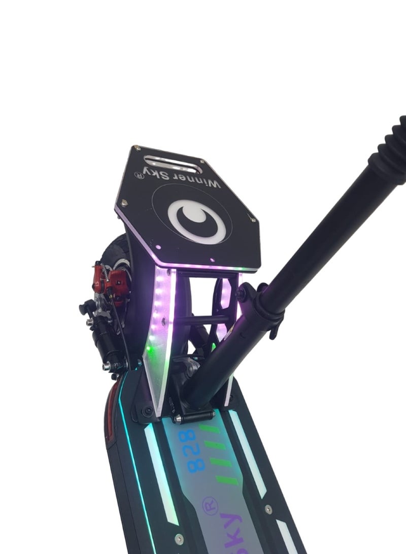 Winner Sky K1 Electric Scooter Unleashing 2200W Power at 48V 15Ah Black - Image 3