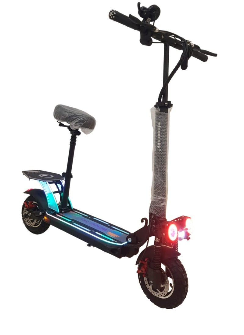Winner Sky - K1 Electric Scooter Unleashing 2200W Power at 48V 15Ah Black - Image 1