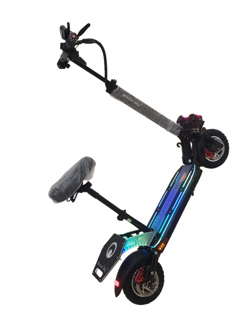 Winner Sky - K1 Electric Scooter Unleashing 2200W Power at 48V 15Ah Black - Image 1