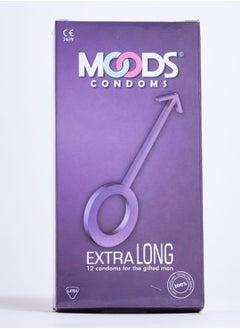 Moods Extra Long Condoms 12 Pieces  - Image 1