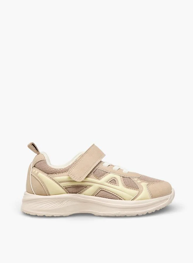 LBL By Shoexpress BEIGE Boys Hook And Loop Ankle School Sneakers for Men | Best Price UAE