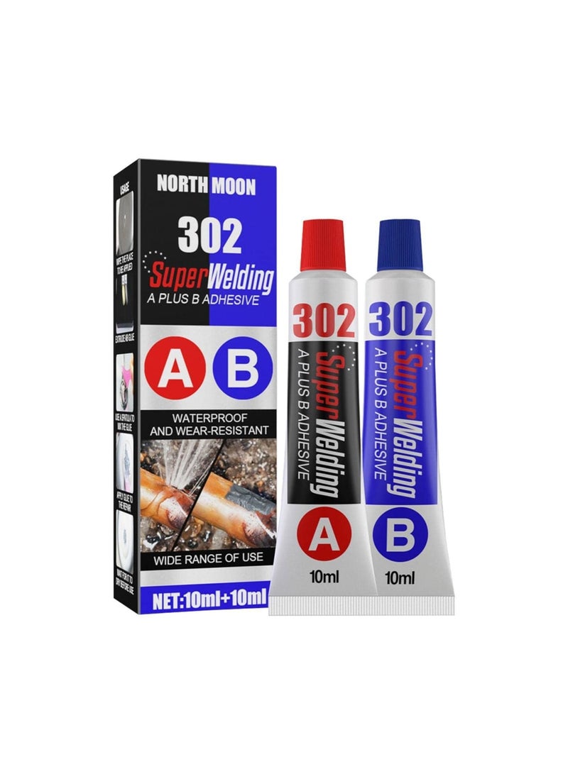 SYOSI Metal Adhesive, Heavy Duty Metal Adhesive, All-Purpose Casting Repair Glue, Liquid Metal Welding Filler, Instantly Strong Adhesive, for All Uses, Bonding Metal to Metal, Repairing & Bonding Metals - Image 4