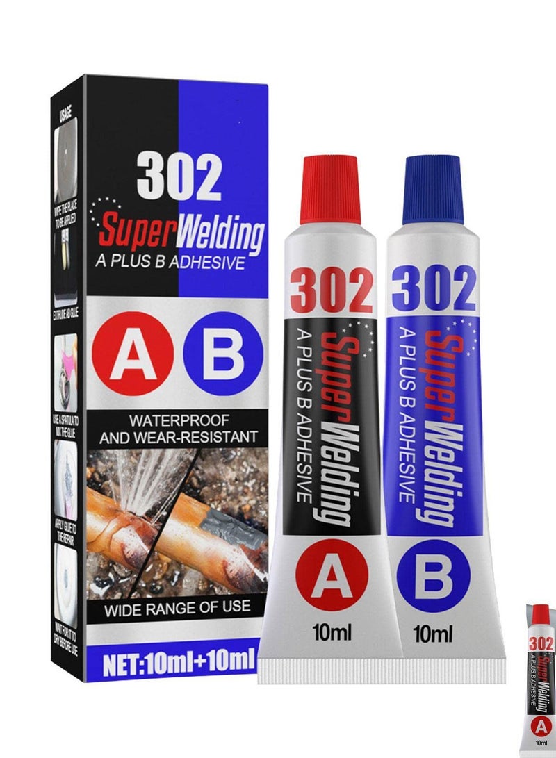 SYOSI Metal Adhesive Heavy Duty Metal Adhesive All-Purpose Casting Repair Glue Liquid Metal Welding Filler Instantly Strong Adhesive for All Uses Bonding Metal to Metal Repairing and Bonding Metals - Image 1