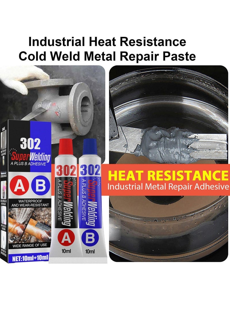 SYOSI Metal Adhesive Heavy Duty Metal Adhesive All-Purpose Casting Repair Glue Liquid Metal Welding Filler Instantly Strong Adhesive for All Uses Bonding Metal to Metal Repairing and Bonding Metals - Image 3