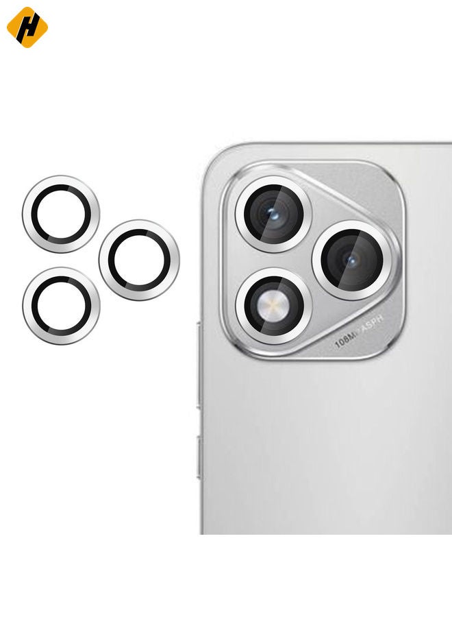 HuHa Screen Protector For Honor 400 Lite Global Kalebol No Flicker Ultra-Thin Individual Camera Lens Tempered Glass Film(Silver) - Image 1