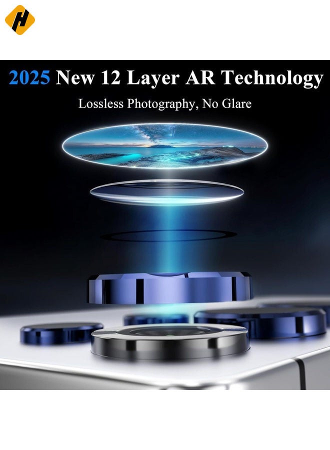 HuHa Screen Protector For Honor 400 Lite Global Kalebol No Flicker Ultra-Thin Individual Camera Lens Tempered Glass Film(Silver) - Image 2