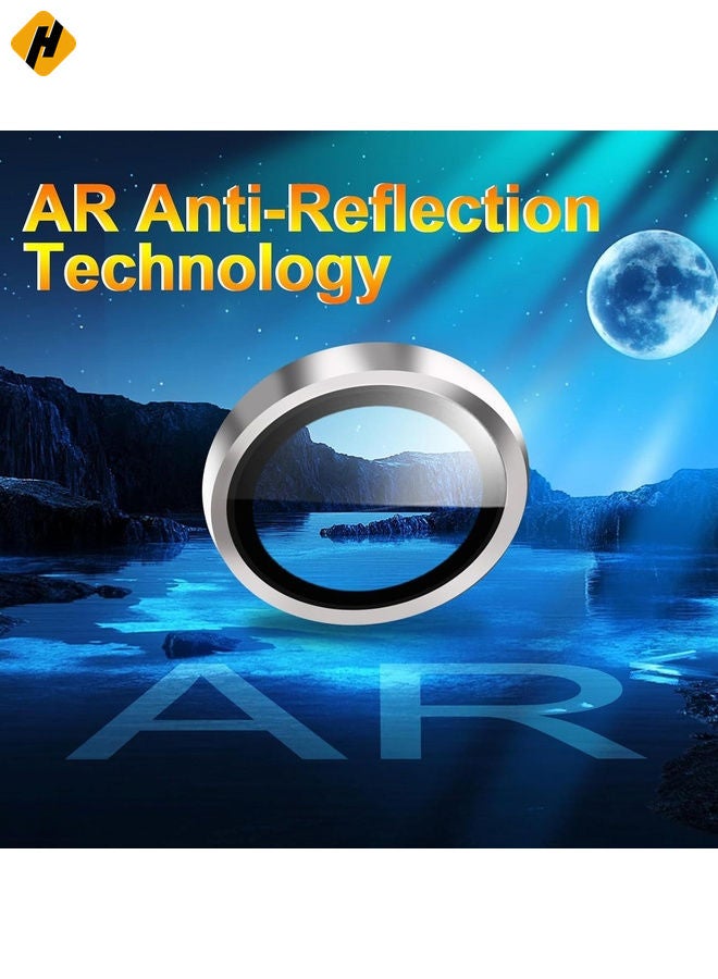 HuHa Screen Protector For Honor 400 Lite Global Kalebol No Flicker Ultra-Thin Individual Camera Lens Tempered Glass Film(Silver) - Image 3