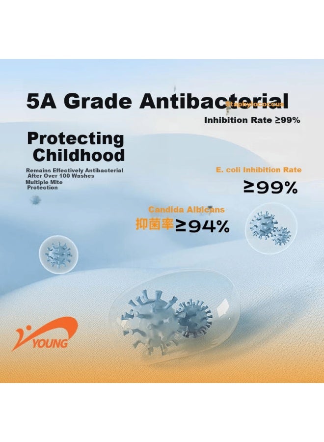 Guirenniao Kids Boys Base Layer 5a Antibacterial Long Sleeve T-shirt Autumn Sports Top Girls Fashionable Fall Clothing - Image 3
