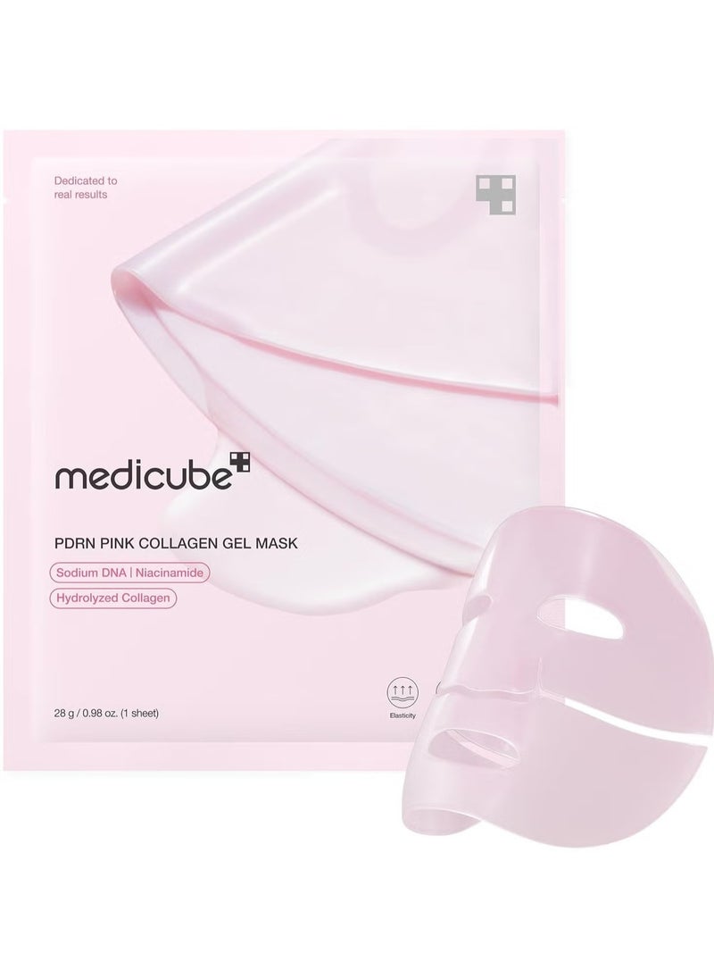 Medicube - Medicube Salmon DNA PDRN pink collagen jelly gel mask | overnight face mask for glass glow skin- elasticity, hydrating, firming and moisturizing | korean skincare, 28g, 1ea - Image 1