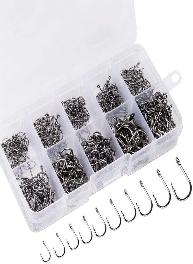 Electomania 500Pcs Fishing Hooks 3#-12# Carp Single Fish Hook Set Fly Fishing Accessories Jig Sea Hooks - Image 1