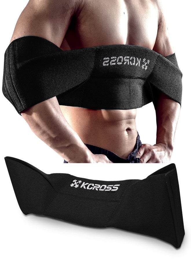 KCROSS Bench Press Band for Men and Women, Weight Lifting Bench Press Band, Push Up Exercise Bench (Black, 7.6in) - Image 1