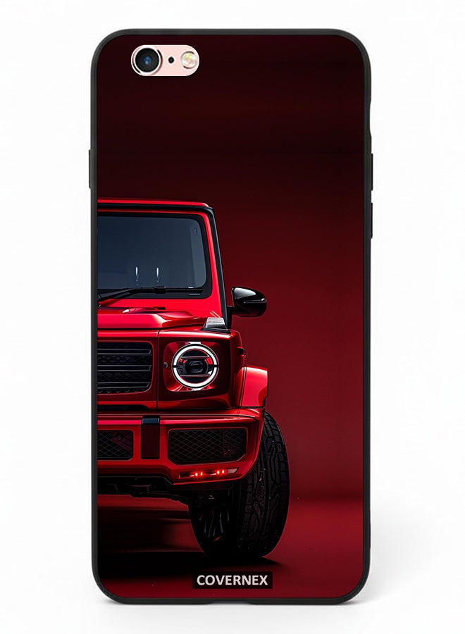 Covernex Apple iPhone 6s Protective Case Cover Printed Featuring Crimson Luxury SUV - Image 2