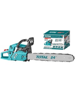 TOTAL Total Gasoline-Powered Chainsaw 62cc 2.4kW 24" | High-Performance 2-Stroke Motor for Efficient Cutting, Easy Start, Low Vibration, and Safety Features | TG5602411  - Image 5