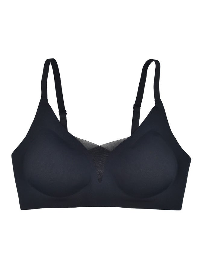 Generation Of Seamless Breast Collection Small Chest Large Underwear Women's No Steel Ring Gathered Soft Support Bra