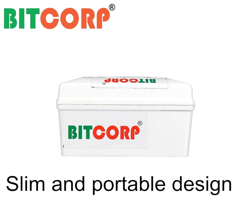 BITCORP Bitcorp Extension Box 15A 16A 20A 1 Socket 2500 Load Capacity Surge Protection High Load Capity with 5 Meter Long Wire Cord for ChargerRefrigeratorWashing MachineMicrowaveComputerPc  - Image 2
