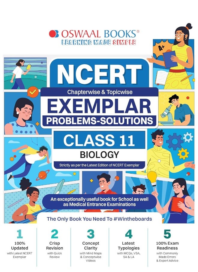 Oswaal NCERT Exemplar (Problems - solutions) Class 11 Biology Book For 2024 Exam - pzsku/Z76AAED0000C5F13EA10AZ/45/_/1738231815/cd5aa765-d07c-481a-968e-05daeac61487