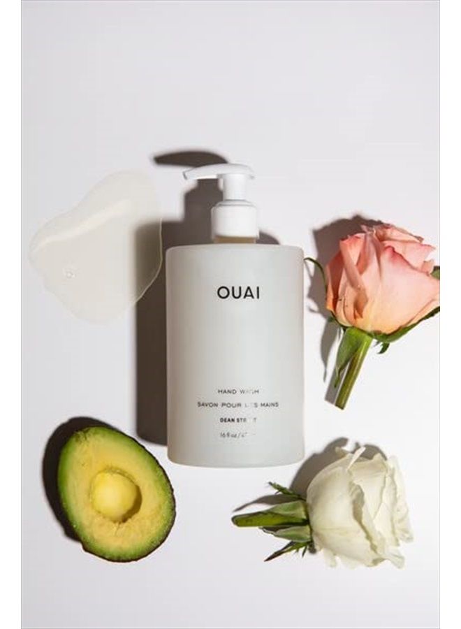 Ouai غسول يدين. غسول يدين مقشر بلطف ينظف الأوساخ ويترك يديك مرطبة ورائحتها رائعة (16 أونصة سائلة) - Image 2