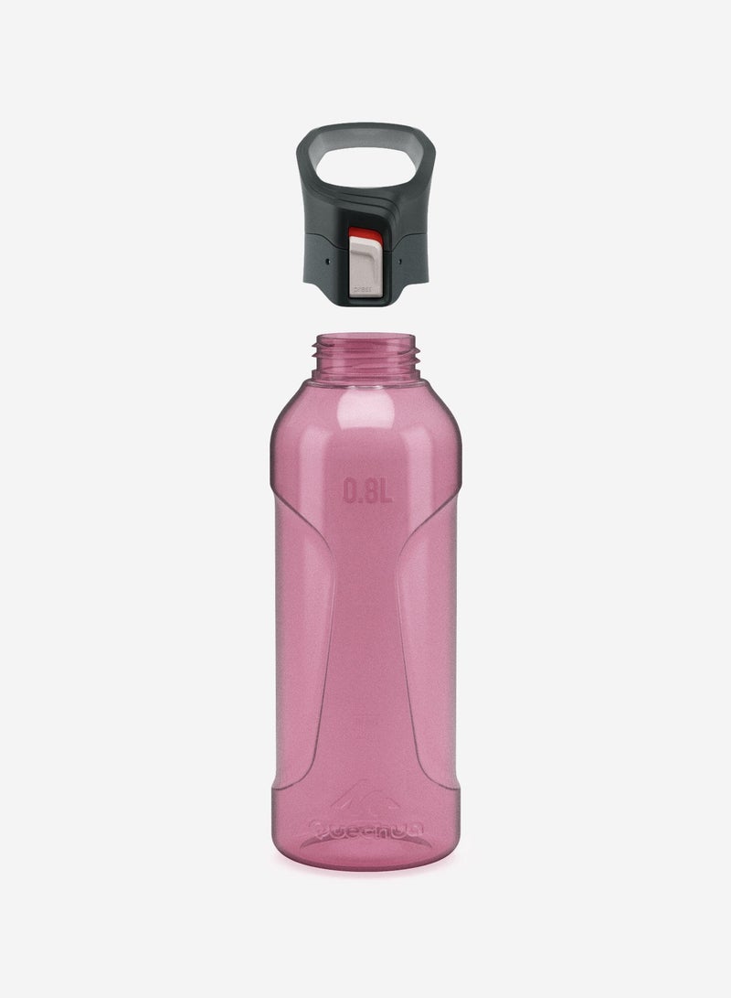 Quechua By DECATHLON | capacity 0.8 litres |Ecozen water flask 500 with quick-release cap for hiking  | Pink - Image 1