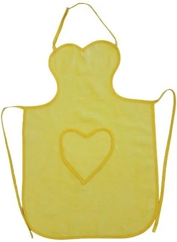 Ender Home Kitchen Apron Loop Towel Adjustable Strap Heart Pocket Apron