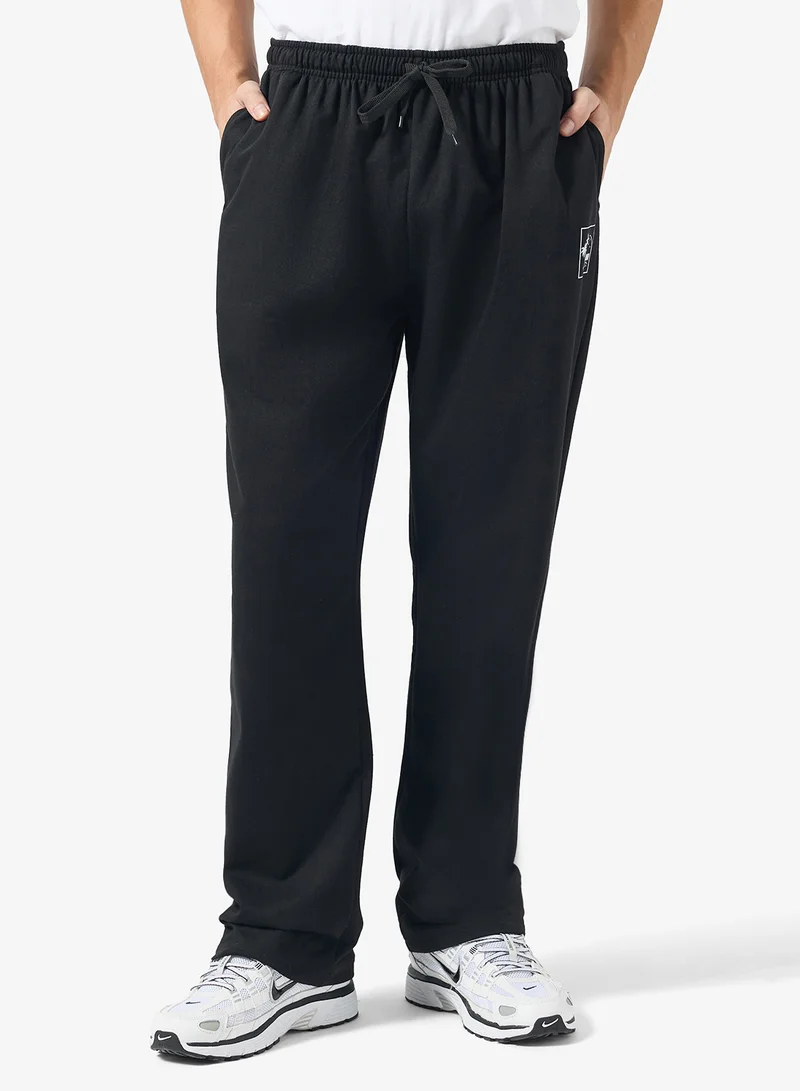 سفنتي فايف بيسيكس بنطلون رياضي مريح بتصميم شعار