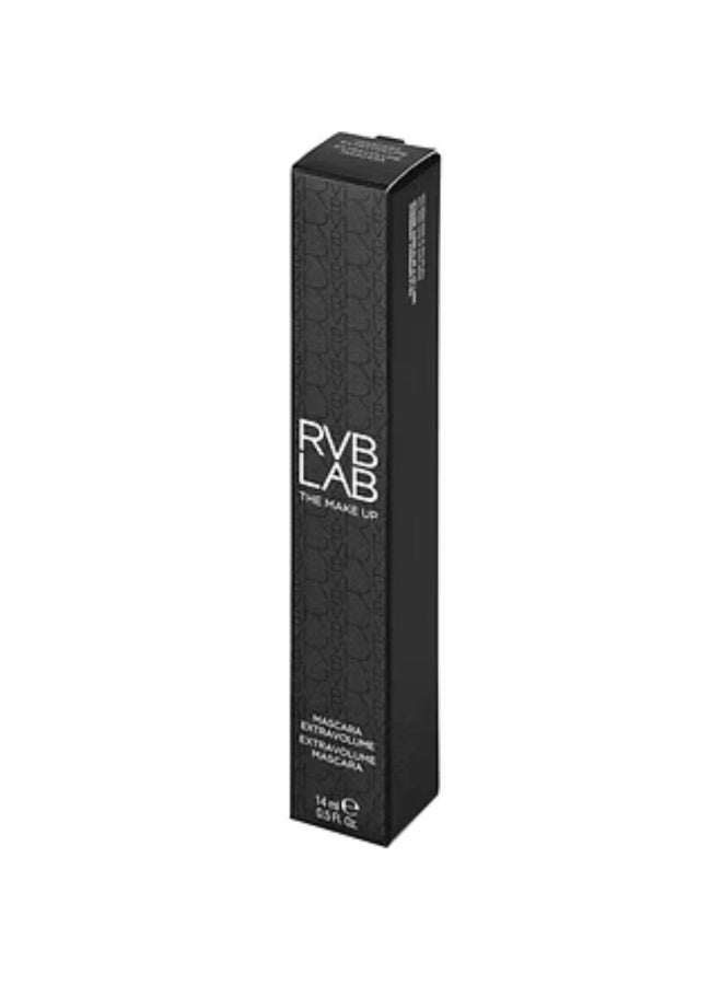 أر في بي لاب ماسكارا RVB LAB Extra Volume للرموش مع فرشاة تكثيف، لون أسود، 14 مل - Image 3