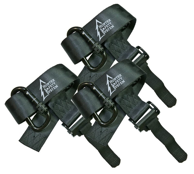 Hunter Safety System QuickConnect Treestrap Pack of 3 Tree Climbing Gear for TreeStand Hunting Comfortable Hunting Gear and Durable Hunting Equipment Black - Image 2