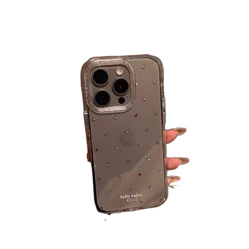 غطاء واقي، حماية من السقوط، نمط القلب اللامع، Colorful، سيليكون، مقاوم للصدمات لـ iPhone 14 / 14 Plus / 14 Pro / 14 Pro Max من السيليكون - Image 3