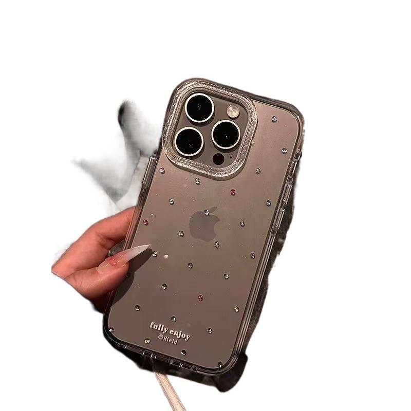 غطاء واقي، حماية من السقوط، نمط القلب اللامع، Colorful، سيليكون، مقاوم للصدمات لـ iPhone 14 / 14 Plus / 14 Pro / 14 Pro Max من السيليكون - Image 4