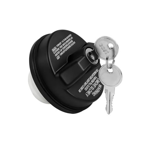 FALVFUN Car Locking Gas Cap Heavy Duty Vehicle Lock Fuel Cap Cover Replace with Key Automotive OEM 12495845 Replacement Accessories Compatible with Bonneville LeSabre Miata - Image 1