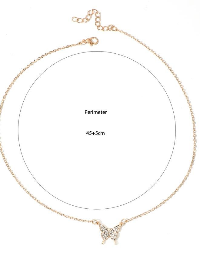 Take Two Butterfly Embellished Necklace - Image 2