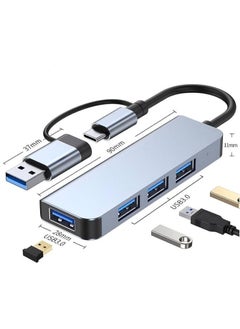 4 in 1 Hub from USB/Type-C to 1* USB 3.0 2* USB 3.0