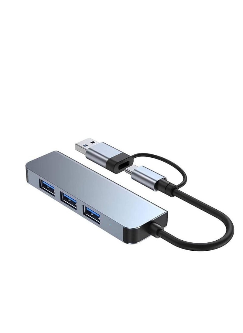 Generic 4 in 1 Hub from USB/Type-C to 1* USB 3.0 2* USB 3.0  - Image 4