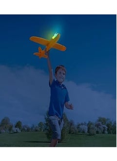 Generic Hand-launch foam glider plane toy, fun outdoor sport plane model for kids(Orange).  - Image 2
