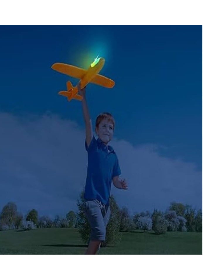 Hand-launch foam glider plane toy, fun outdoor sport plane model for kids(Orange).  - Image 2