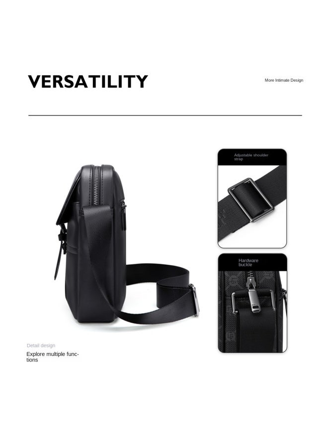 جولف 【classic Print】حقيبة كروس بودي للرجال، حقيبة كتف للمسافرين رجال الأعمال، حقيبة صدر مبطنة للرجال - Image 3