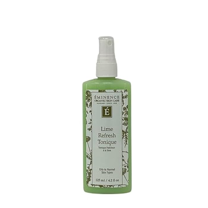 Eminence Organic Skincare Lime Refresh Tonique, Green, 4.2 Fl Oz - Image 1