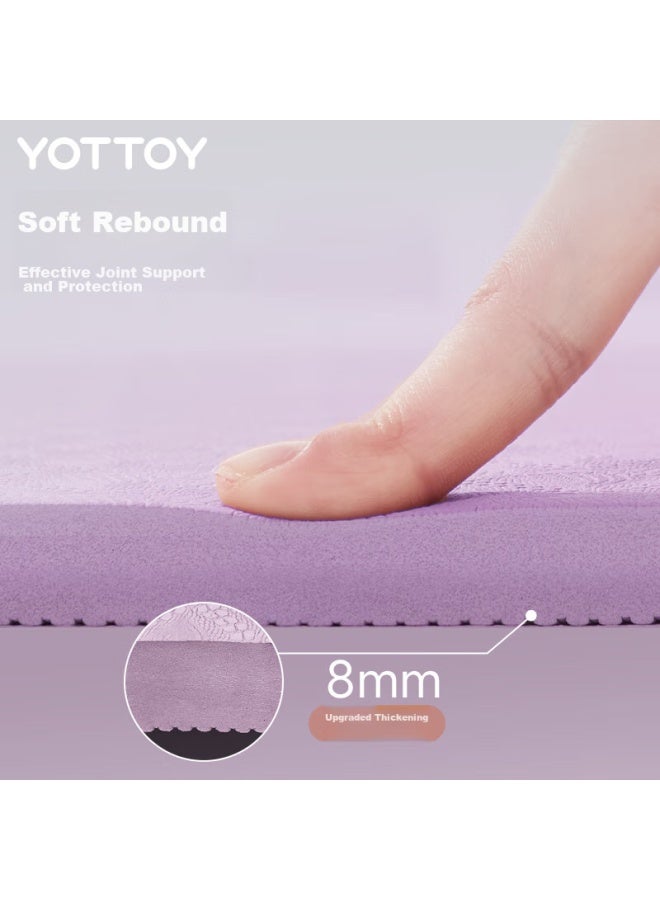 Yottoy Yoga Mat, Extra Large Size, Tpe Material, Double-sized, Thickened And Widened, Non-slip Mat, For Children, Home Use, Dance Practice Mat - Image 4