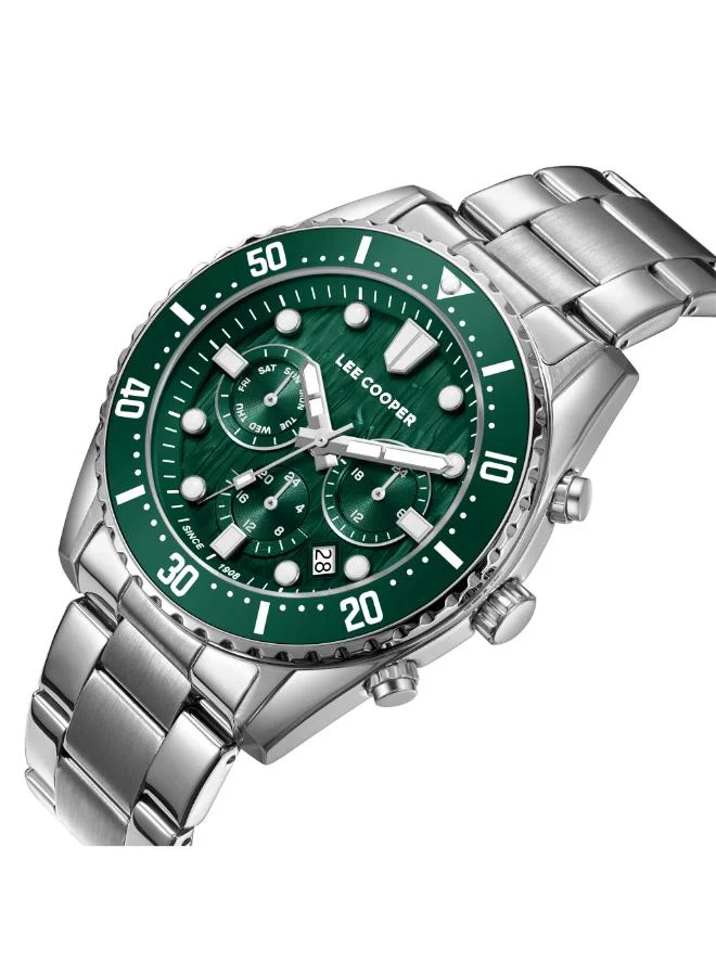 Lee Cooper Men's Metal Multi Function Watch LC08101.370 - 43 mm