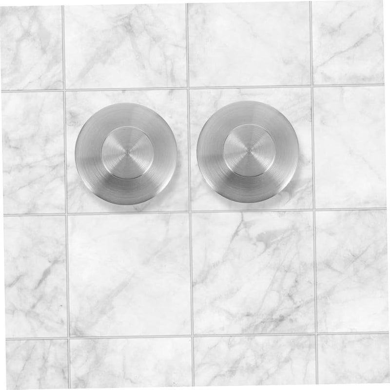 Heavy Duty Stainless Steel Suction Cup Hooks Silver 2 Pack For Bathroom Towels Kitchen - Image 5