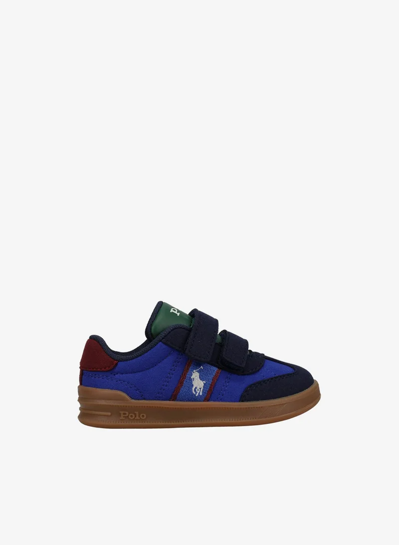 HERITAGE COURT III T-TOE EZ Logo Embroidered Velcro Sneakers