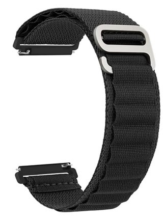 Alpine Loop 22mm Compatible With Oraimo Tempo W 2 OSW20- Smart WatchSport, Durable Sport Nylon Strap With Titanium G Hook  Black - pzsku/Z76ABB548C0DDE35F4703Z/45/_/1683925430/4c5b8817-28f8-4bb9-a618-1903626b121c